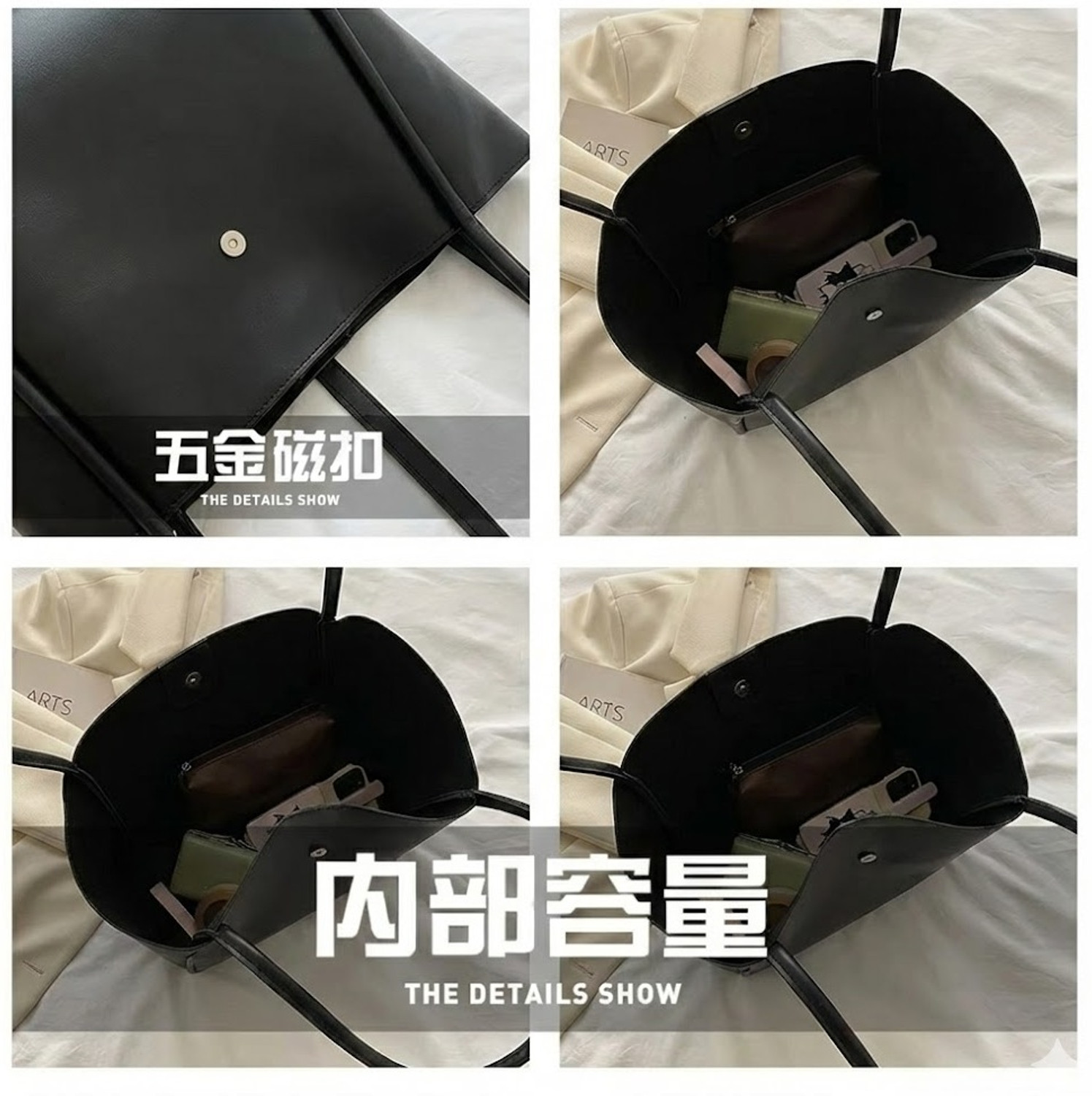 Image of WomanMart Women Black Handbag