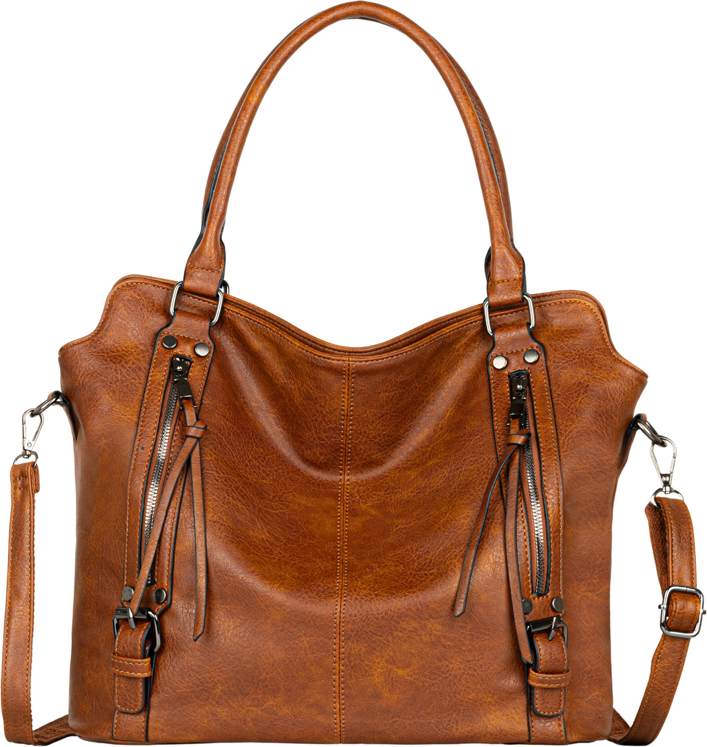 Image of Beauty Queen Women Brown Handbag