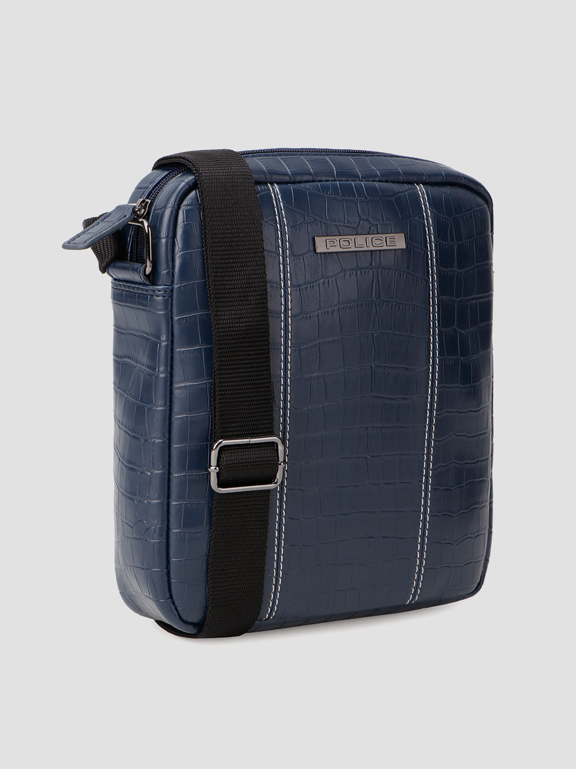 Image of Police Men Blue Hand-held Bag