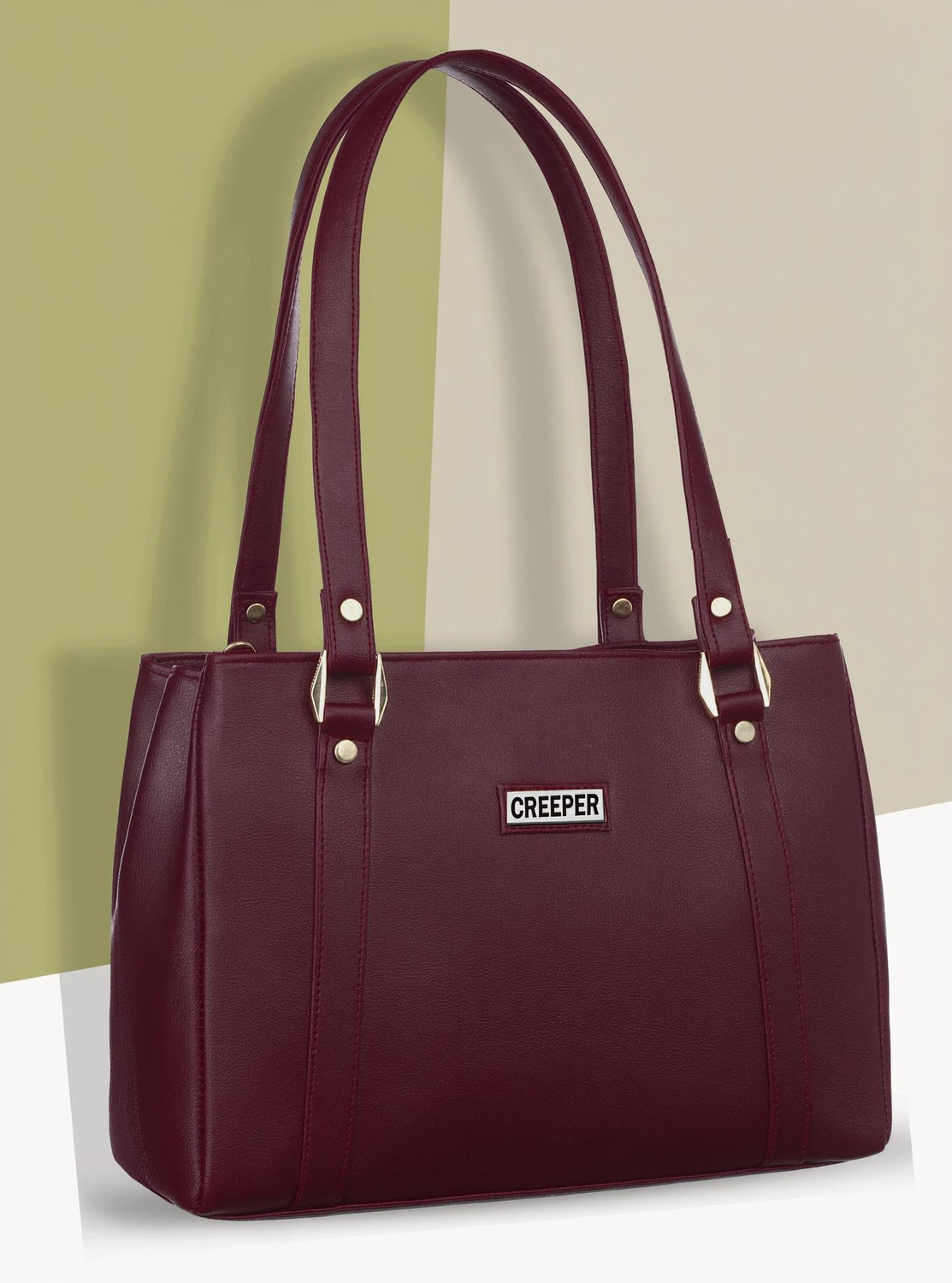 Image of Creeper Fashion Women Maroon Handbag