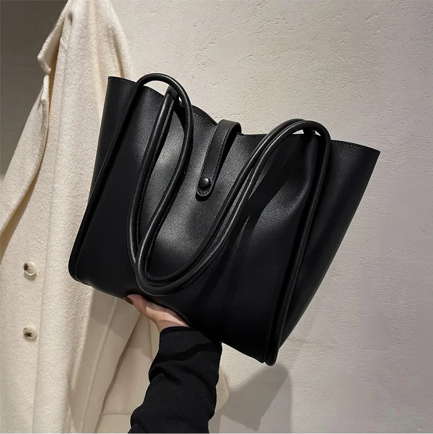 Image of WomanMart Women Black Handbag