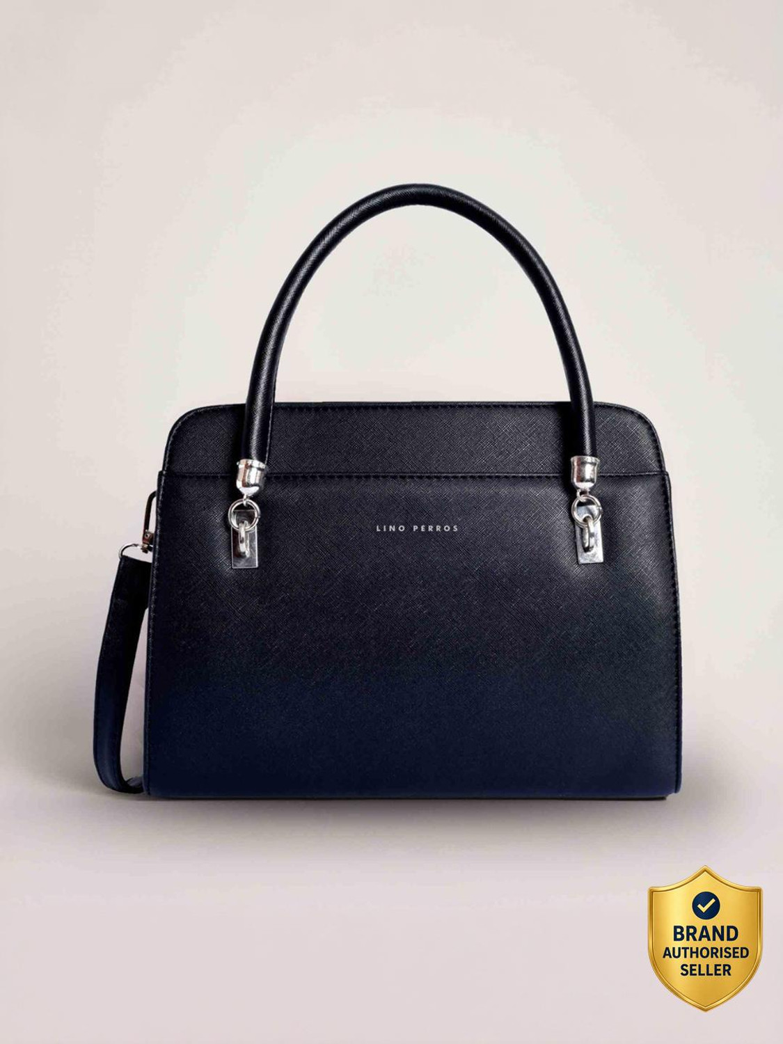 LINO PERROS Women Black Satchel