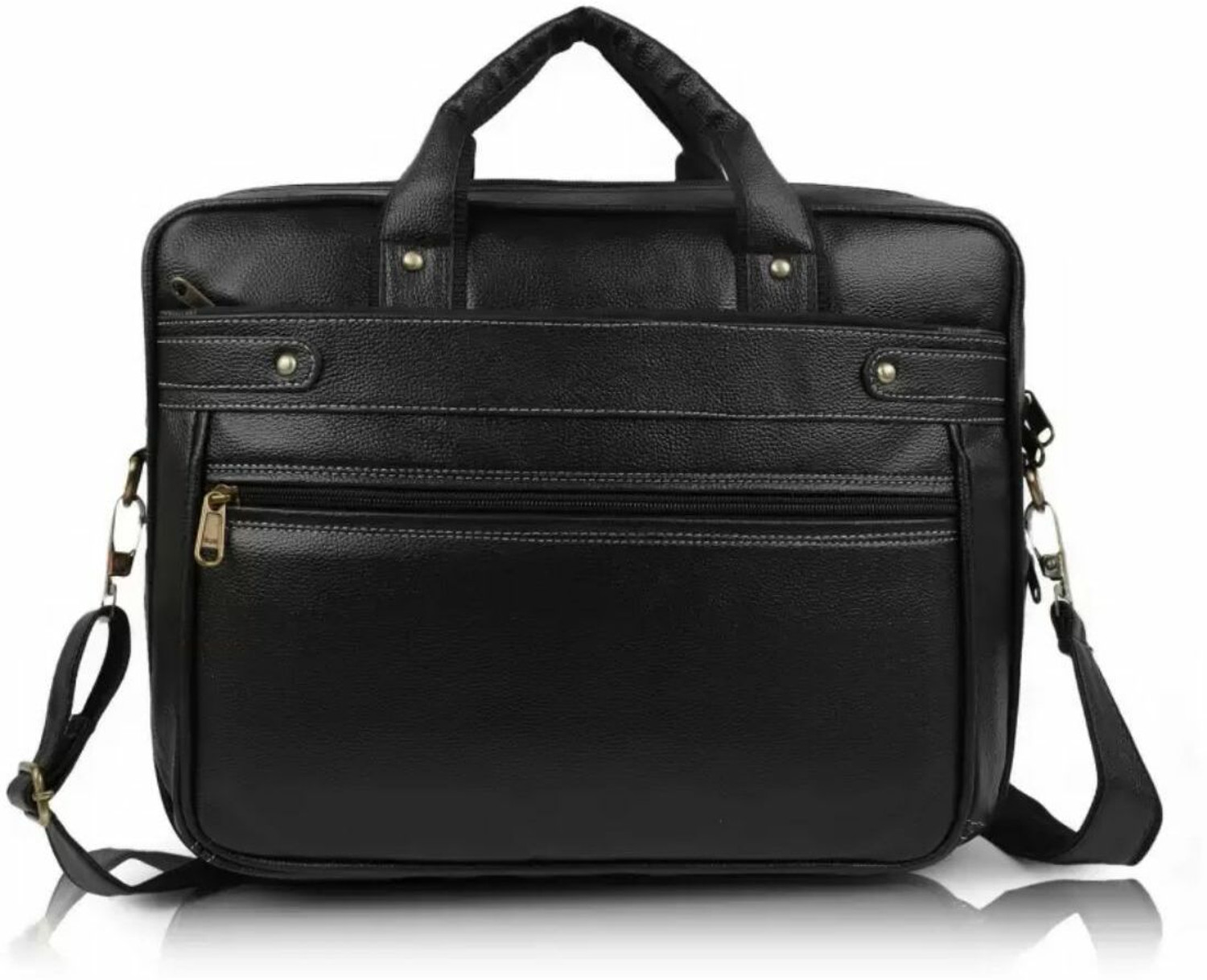 Image of Parsley Men Black Messenger Bag (Pack of: 2)