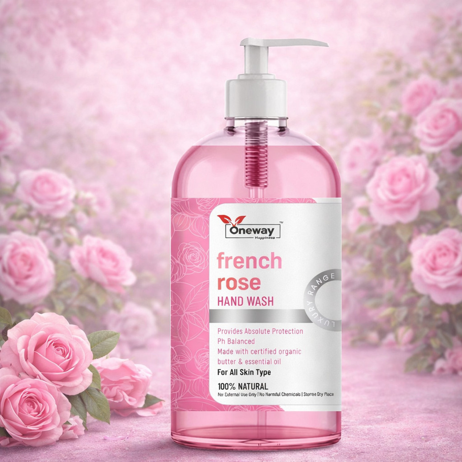 Image of Santoor Classic Gentle with Goodness of Sandalwood & Tulsi Hand Wash Pump + Refill (3 x 383.33 ml)