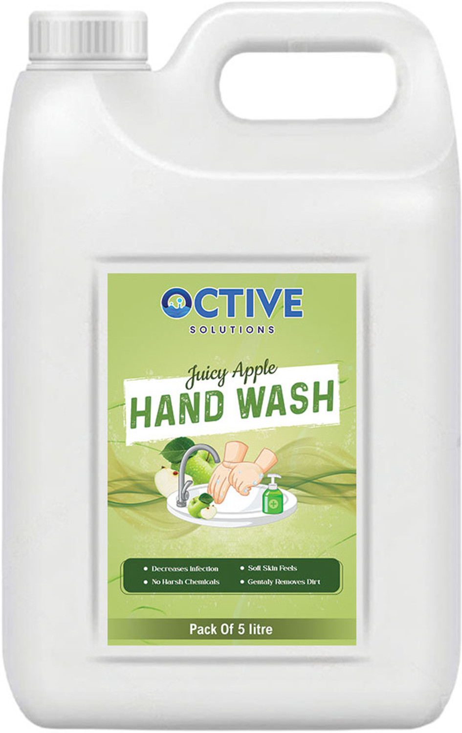 Image of Calintro Rose & Lavender Herbal Purifying Handwash Deep Cleansing, Aromatic Freshness Hand Wash Can (2 x 5 L)