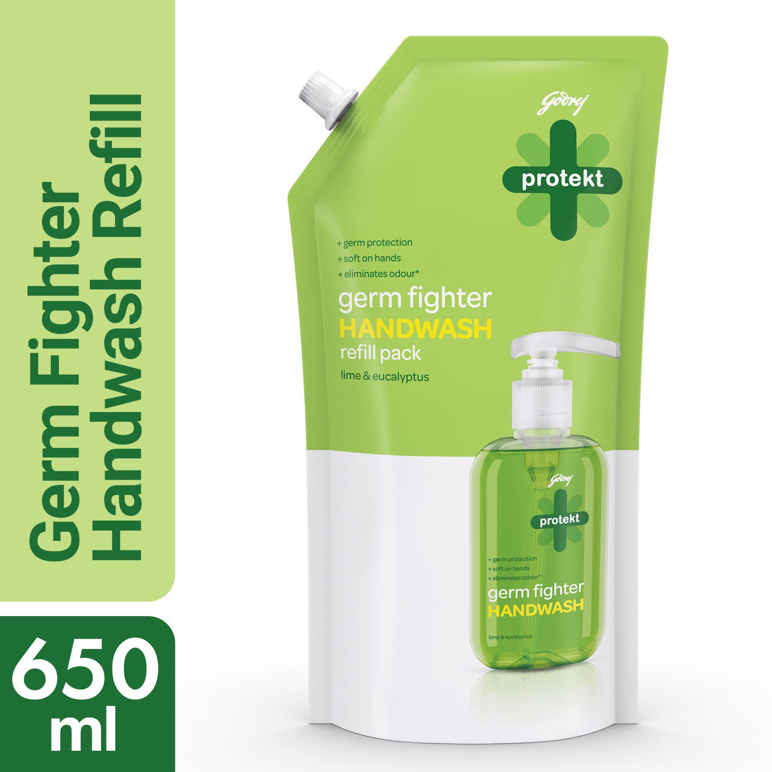 Image of Godrej Protekt Masterchef's Hand Wash Refill Hand Wash Pouch (0.18 L)