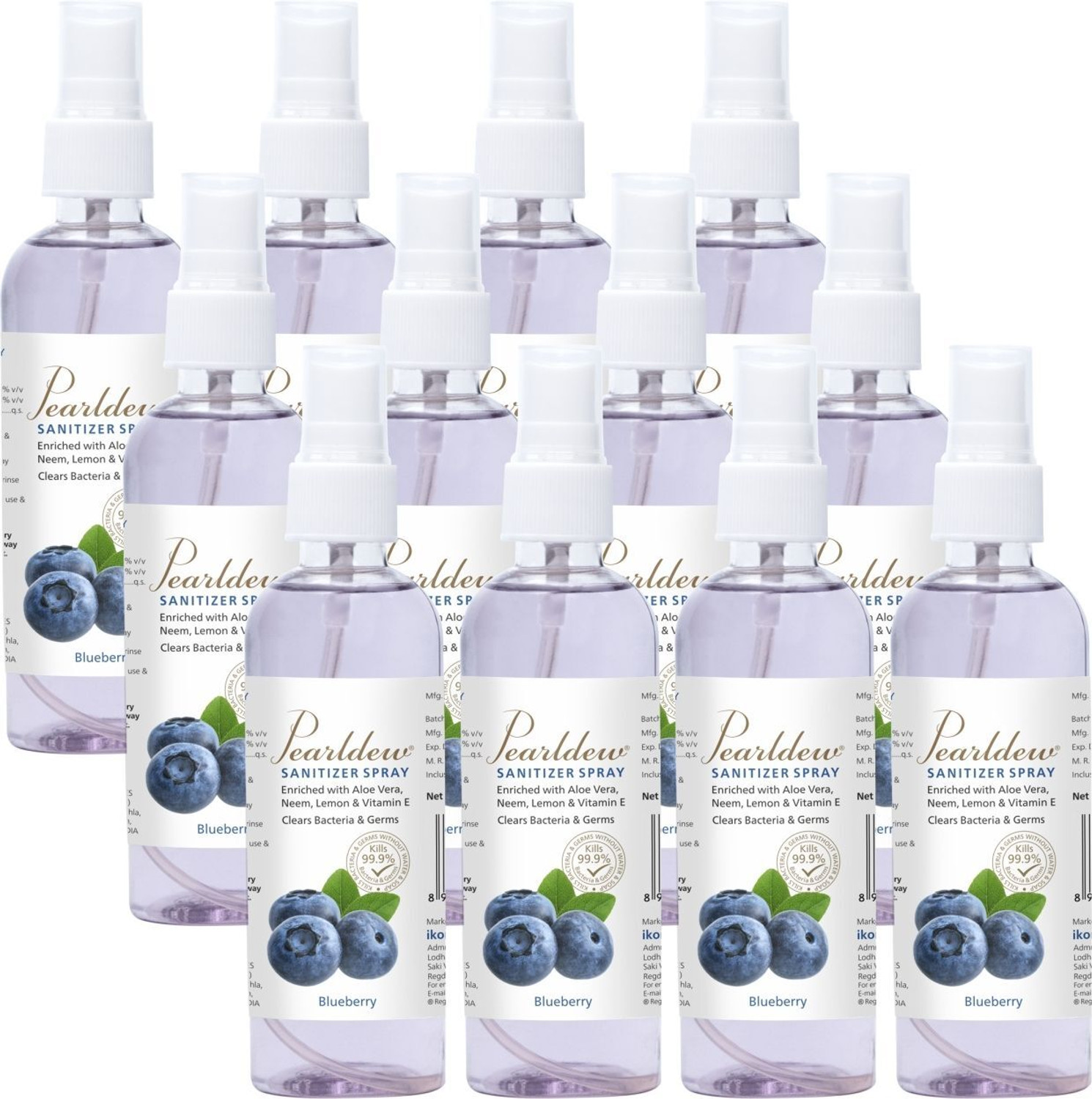 Image of Maxisoft Spray Lemon & Mint | Instant Germ Kill & Daily Hygiene Protection Hand Sanitizer Bottle (12 x 120 ml)