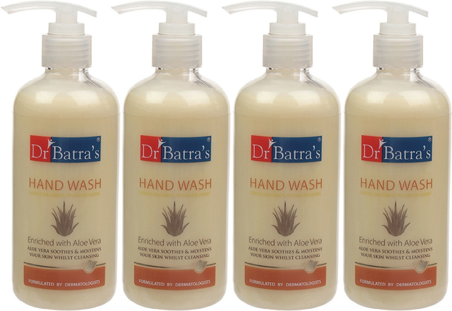 Image of Dr Batra's Handwash Hand Wash Pump Dispenser (6 x 0.3 L)