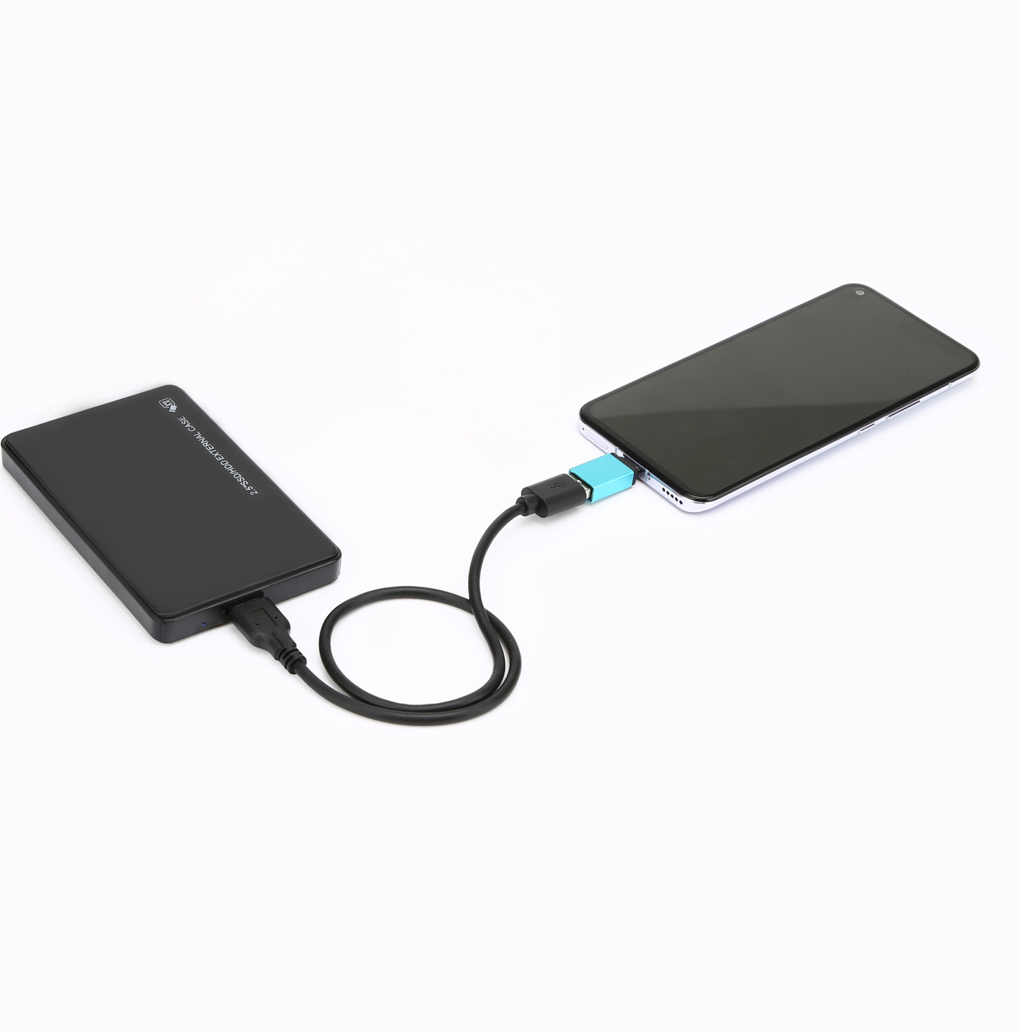 Image of Carecase 2.5 inch SATA USB 3.0 Hard Drive / SSD drive Enclosure External Case 2.5 inch Internal hard drive enclosure (For Mobile, Laptop, Pc, PS4 /xbox, Black)