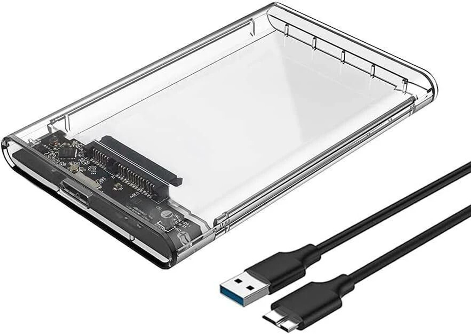 Image of ADATA ED600 2.5 inch Shock Resistant HARD DRIVE Enclosure (For ADATA, Black)