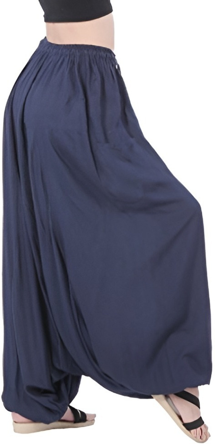 Image of Fashion Passion India Solid Rayon Women Harem Pants
