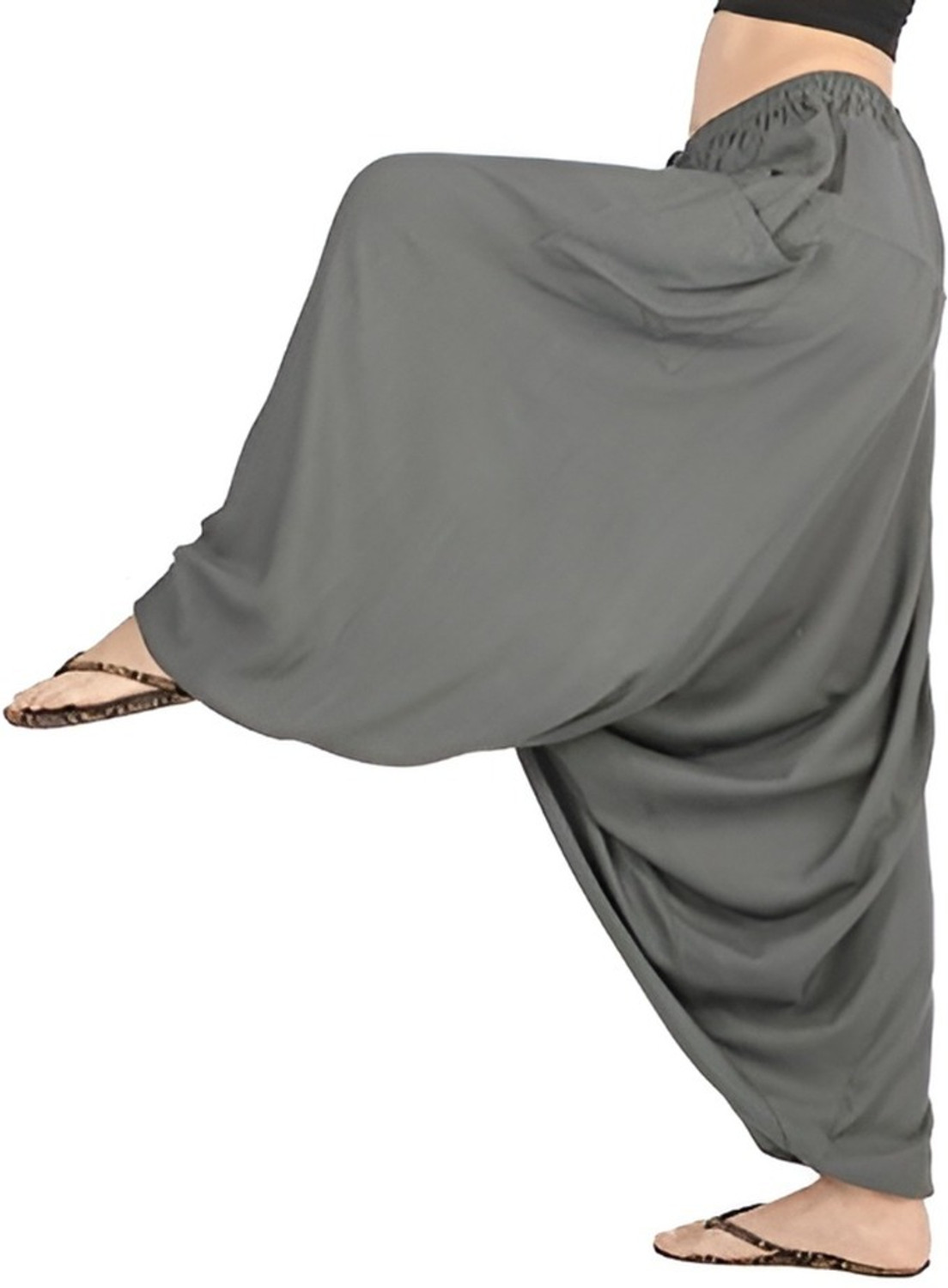 Image of Fashion Passion India Solid Rayon Women Harem Pants