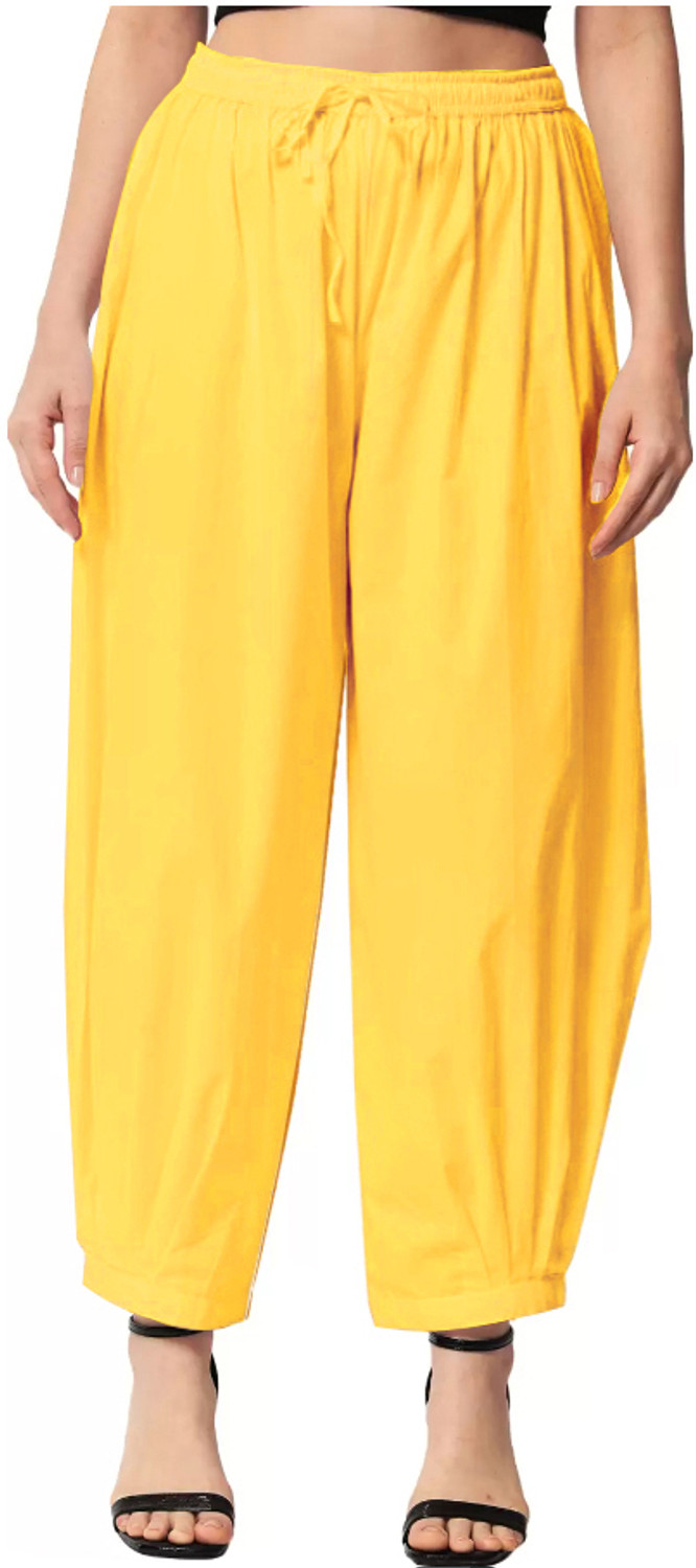 Image of Fashion Passion India Solid Rayon Women Harem Pants