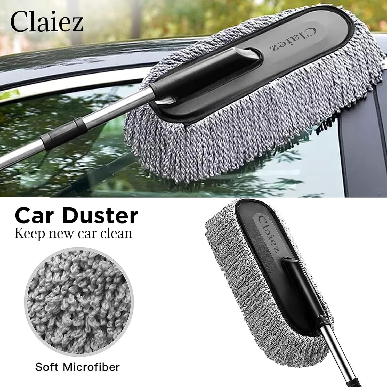 Image of Embrend 5 PCs Microfiber Car Duster kit Combo