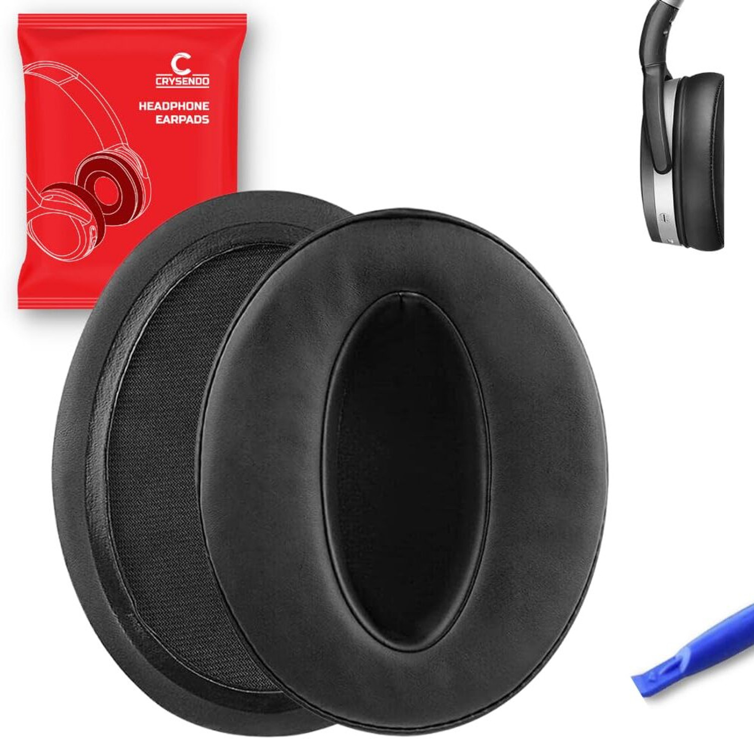 Image of Crysendo Anker Soundcore Life Q10 Cushion Over The Ear Headphone Cushion (Pack of 1, Blue+Orange)