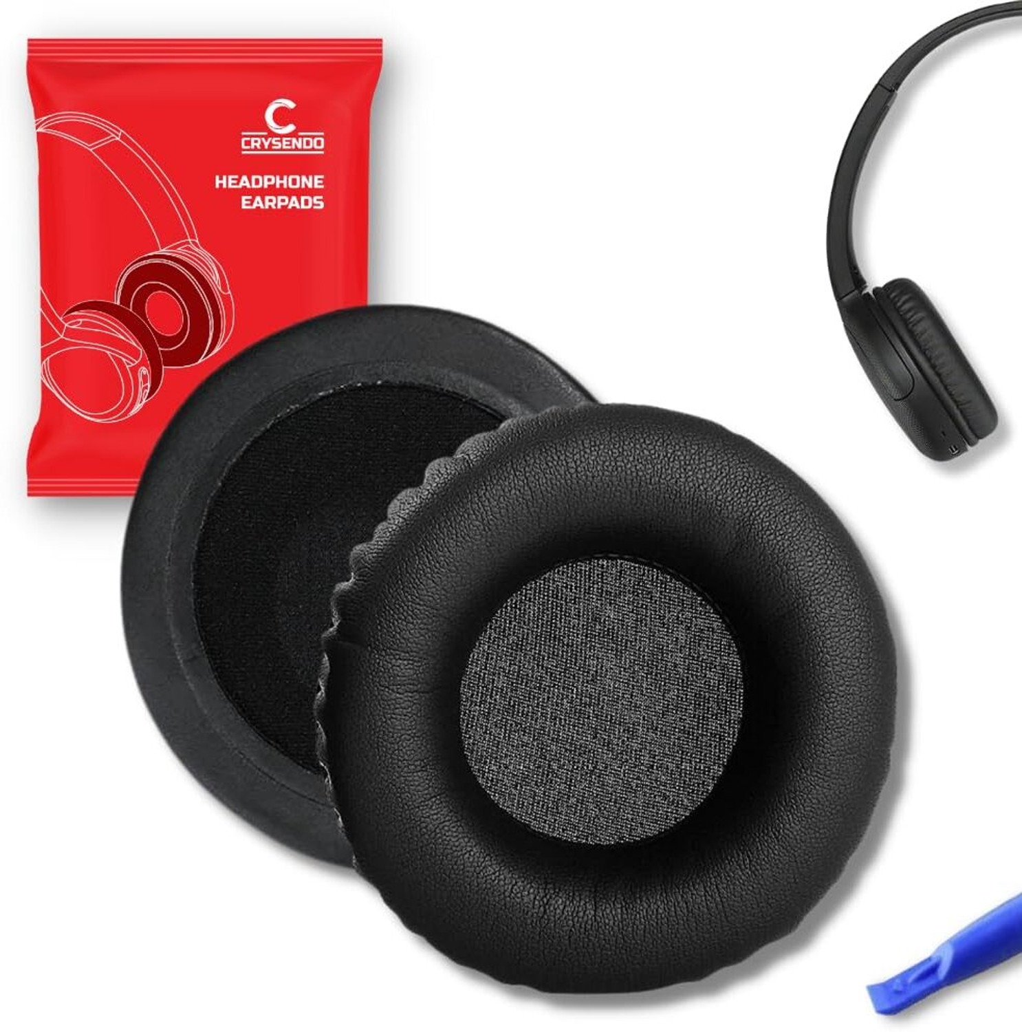 Image of Crysendo Anker Soundcore Life Q10 Cushion Over The Ear Headphone Cushion (Pack of 1, Blue+Orange)