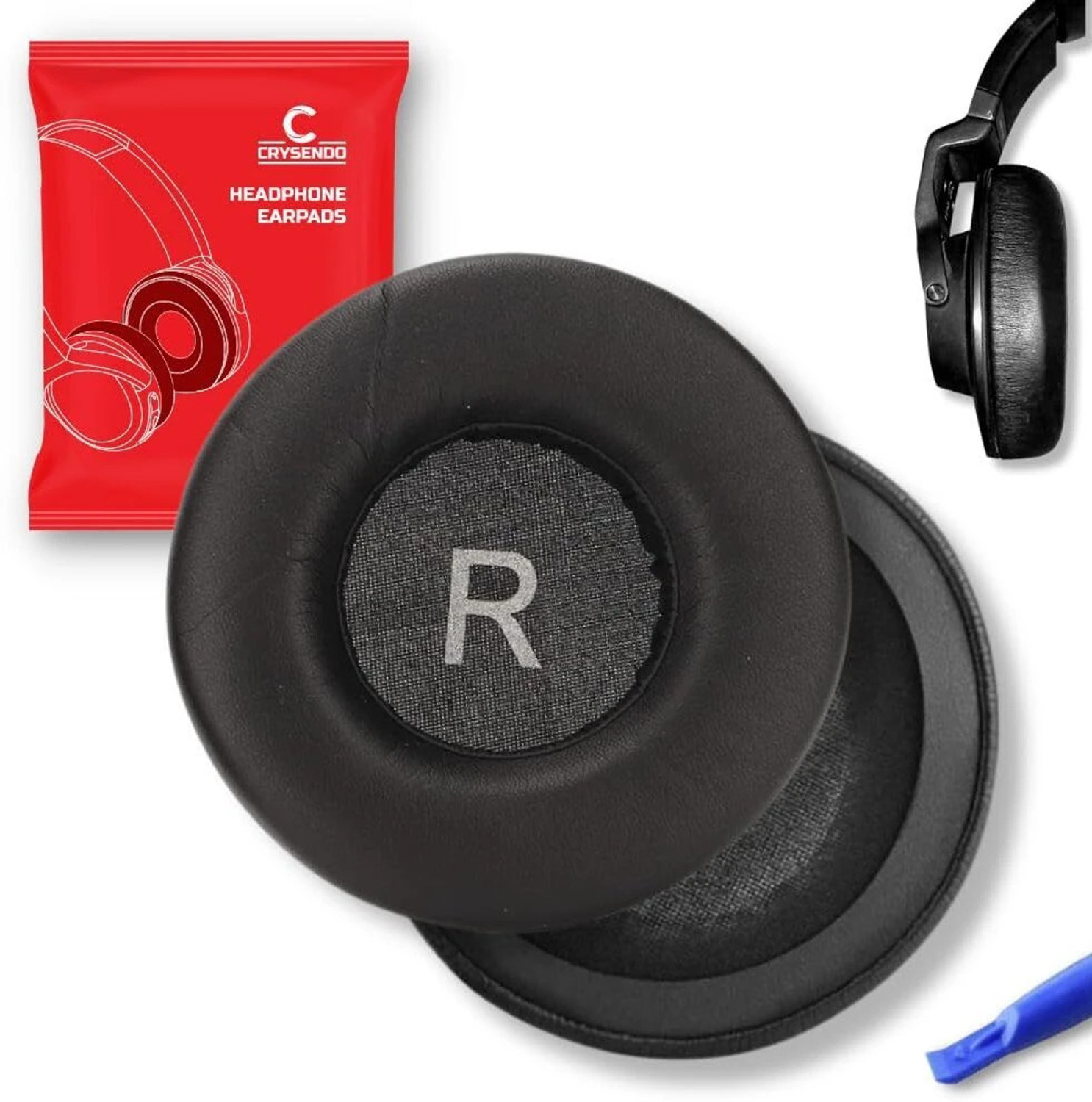 Image of Crysendo Anker Soundcore Life Q10 Cushion Over The Ear Headphone Cushion (Pack of 1, Blue+Orange)