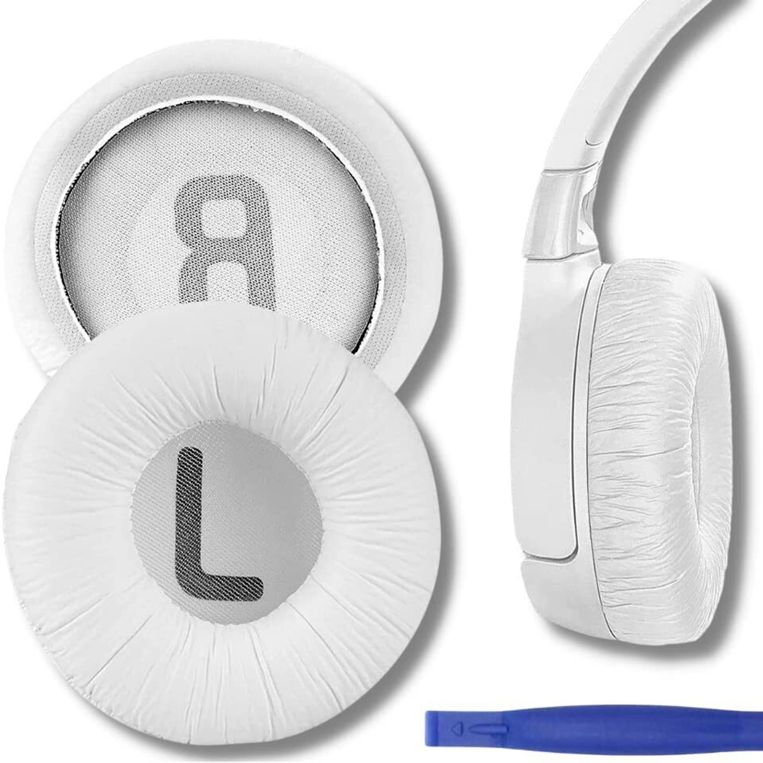 Image of Crysendo Anker Soundcore Life Q10 Cushion Over The Ear Headphone Cushion (Pack of 1, Blue+Orange)