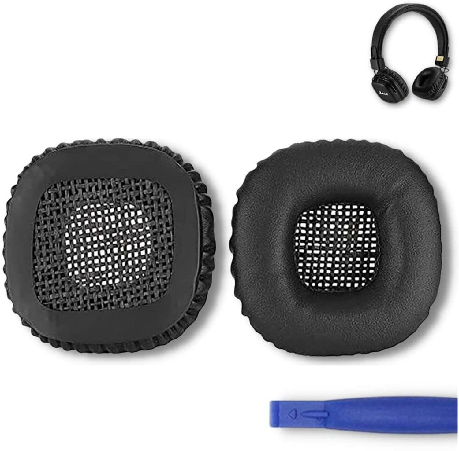Image of Crysendo Anker Soundcore Life Q10 Cushion Over The Ear Headphone Cushion (Pack of 1, Blue+Orange)
