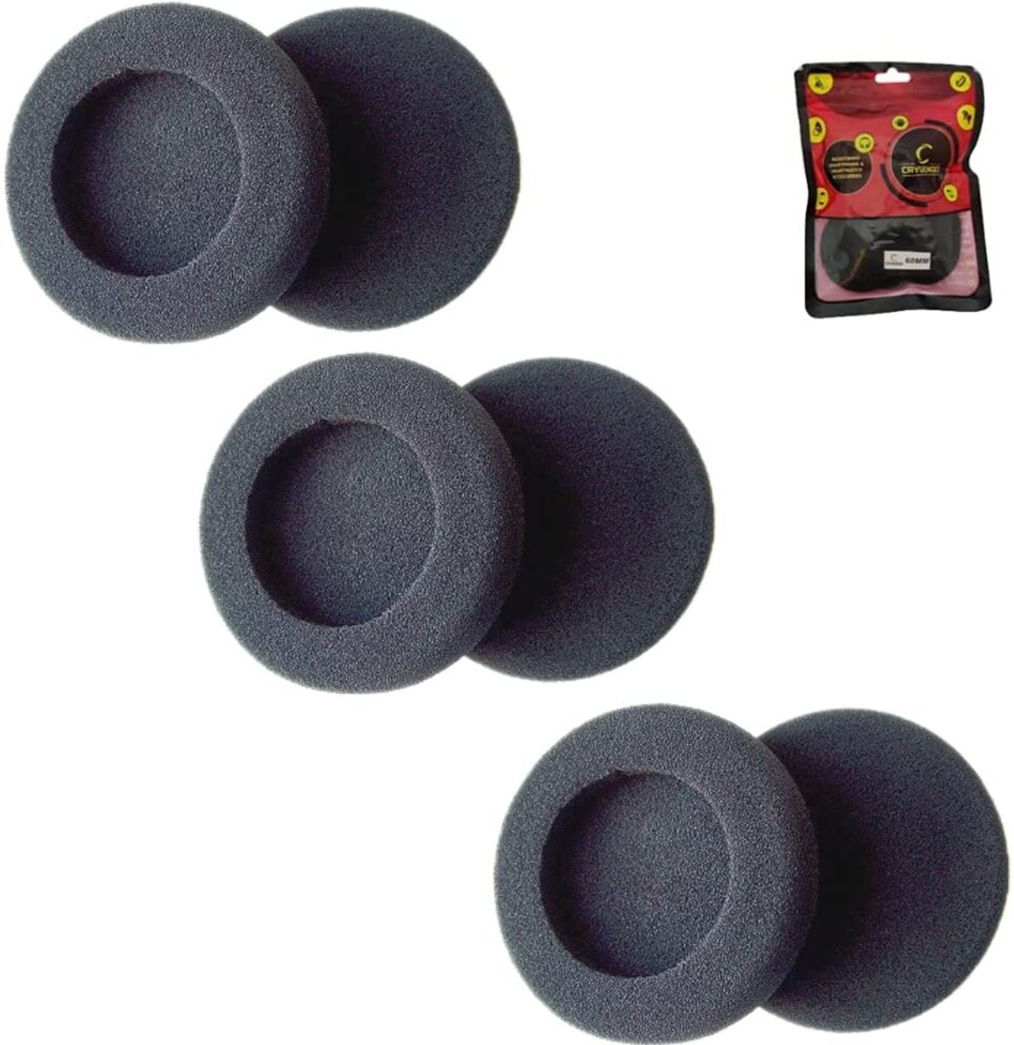 Image of Crysendo Anker Soundcore Life Q10 Cushion Over The Ear Headphone Cushion (Pack of 1, Blue+Orange)
