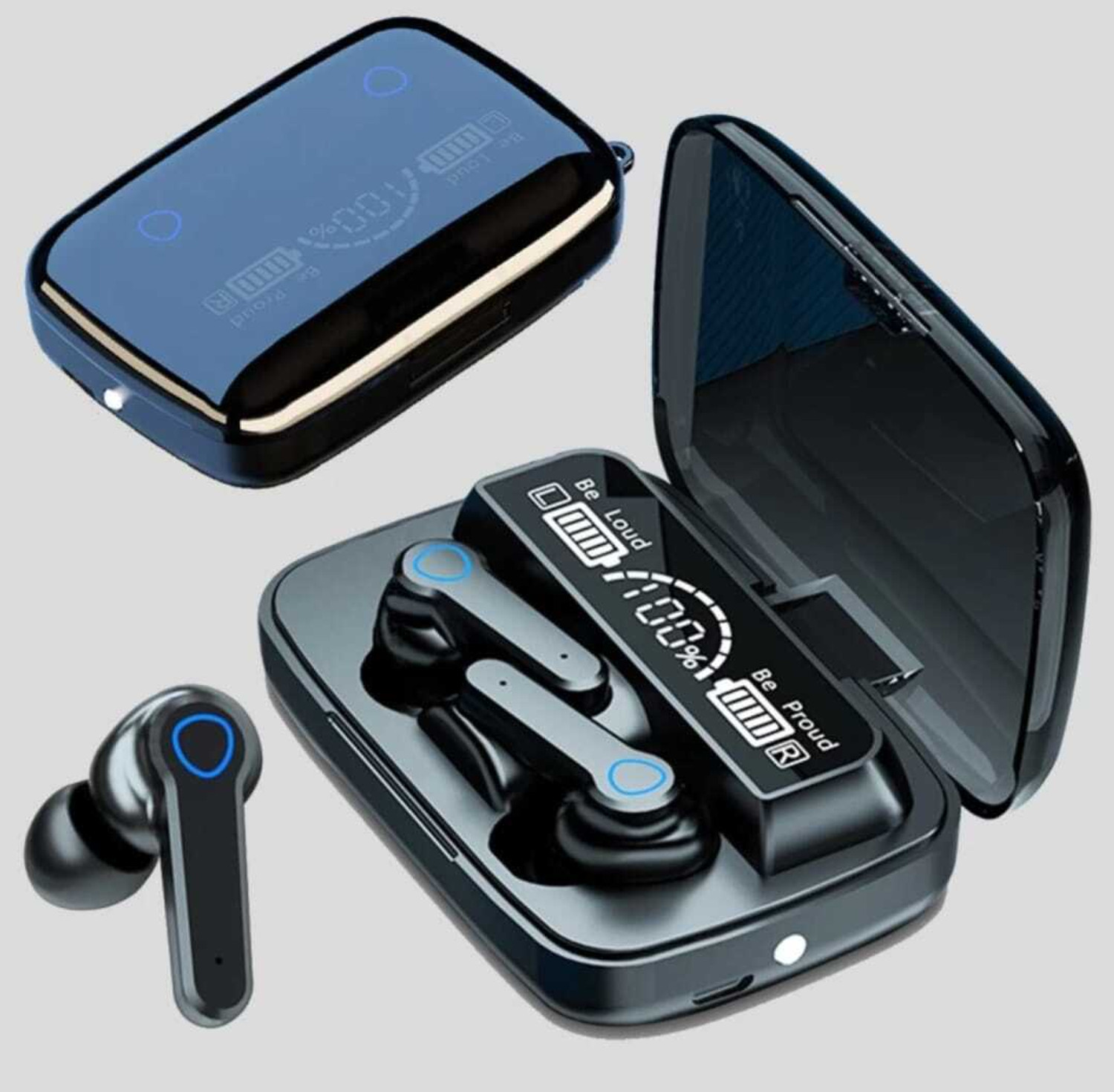 Image of Amozkart Earbuds Pro 2nd Generation, Bluetooth Earbuds-Hybrid Active Noise F250 Bluetooth Headset (White, In the Ear)