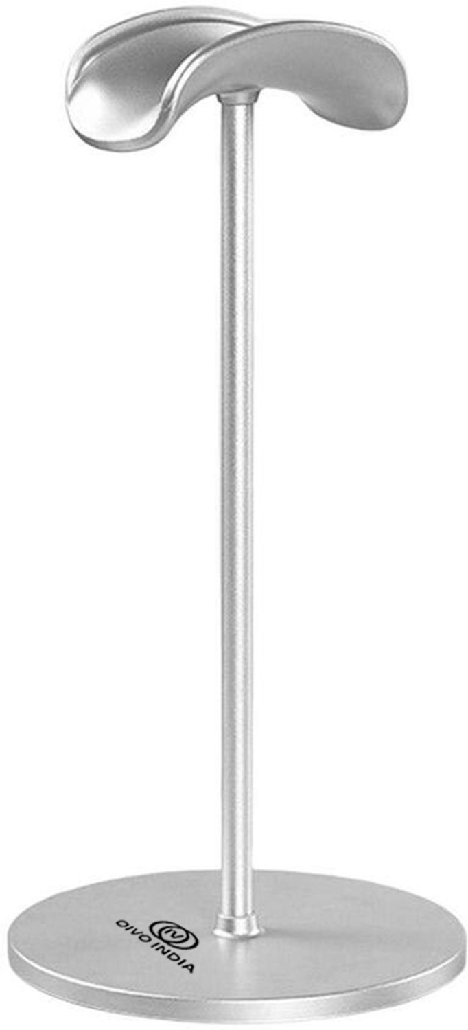 OIVO INDIA Silver Headset Holder with Aluminum Bar - Image 1