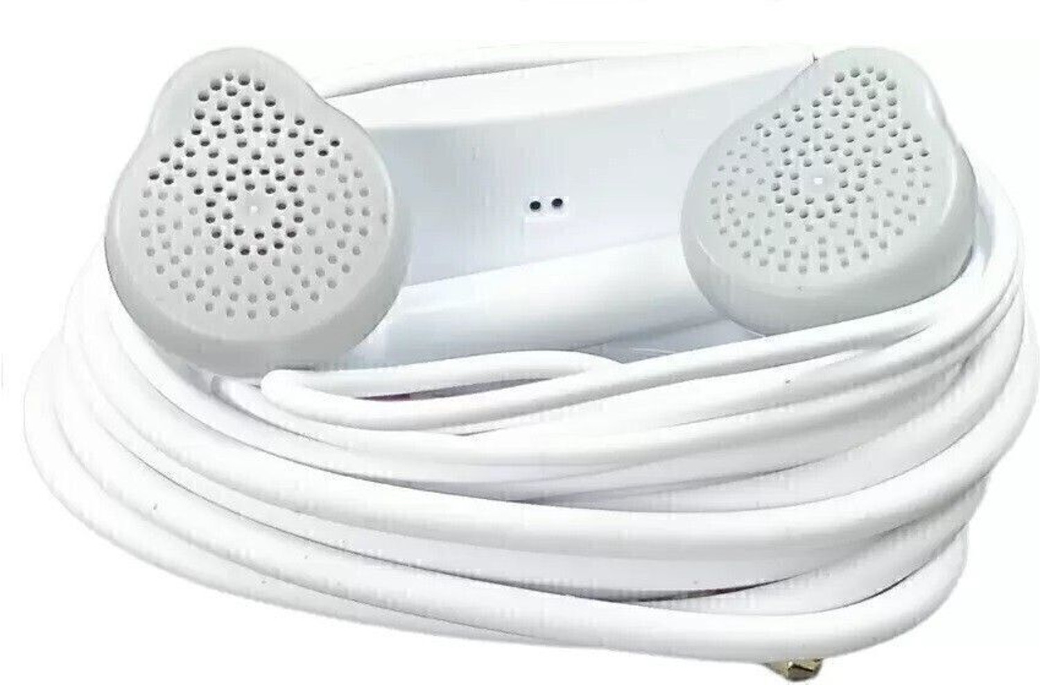 Image of Umake Type-C Wired Earphones with Mic & Volume Control | High Bass Stereo Sound Wired Headset (White, In the Ear)