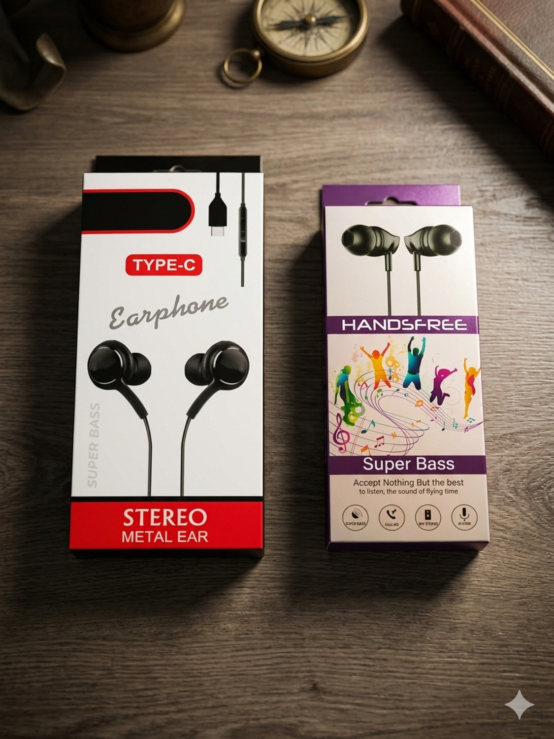 Image of Deeravia Type-C Earphone|ENC Mic| Premium Earphone| Magnetized Buds pro Phantom UBXP Wired Headset (Grey, In the Ear)