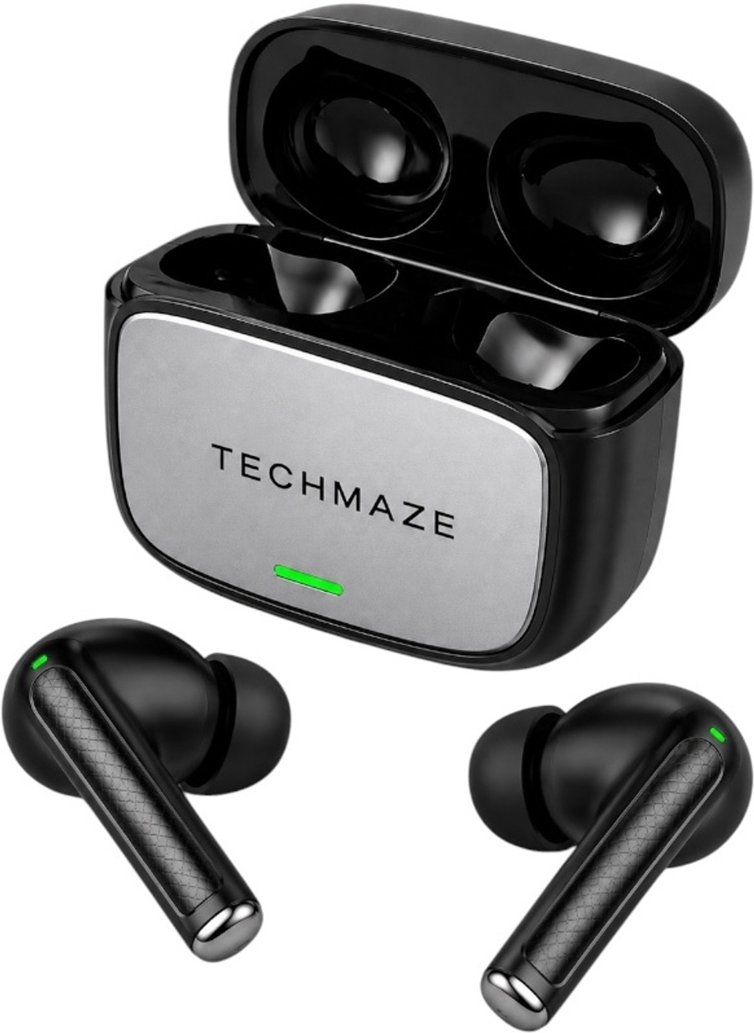 Image of Naama Wireless Bluetooth Earbuds with Advanced Noise Cancellation, Long Battery Life Bluetooth Headset (Multicolor, True Wireless)