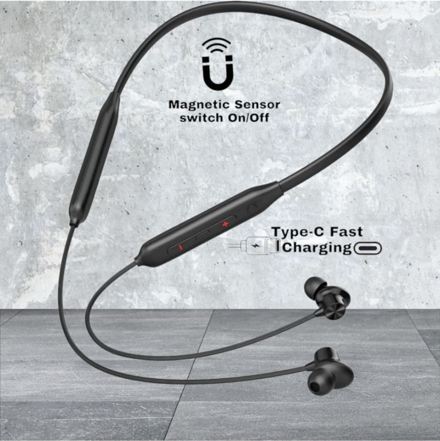 Image of house of common Wireless Gaming Headset with Bluetooth, Foldable Frame, and Mic 3Q Bluetooth & Wired Headset (Black, On the Ear)