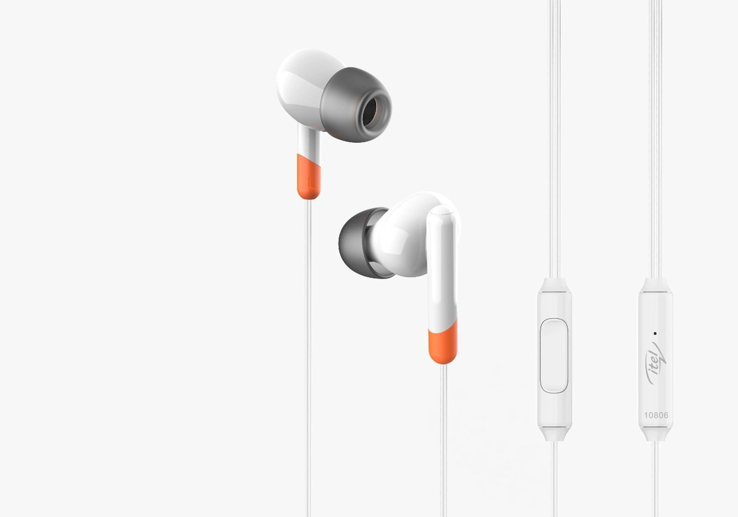 Image of Itel IEP-K9 Wired Headset (White, In the Ear)