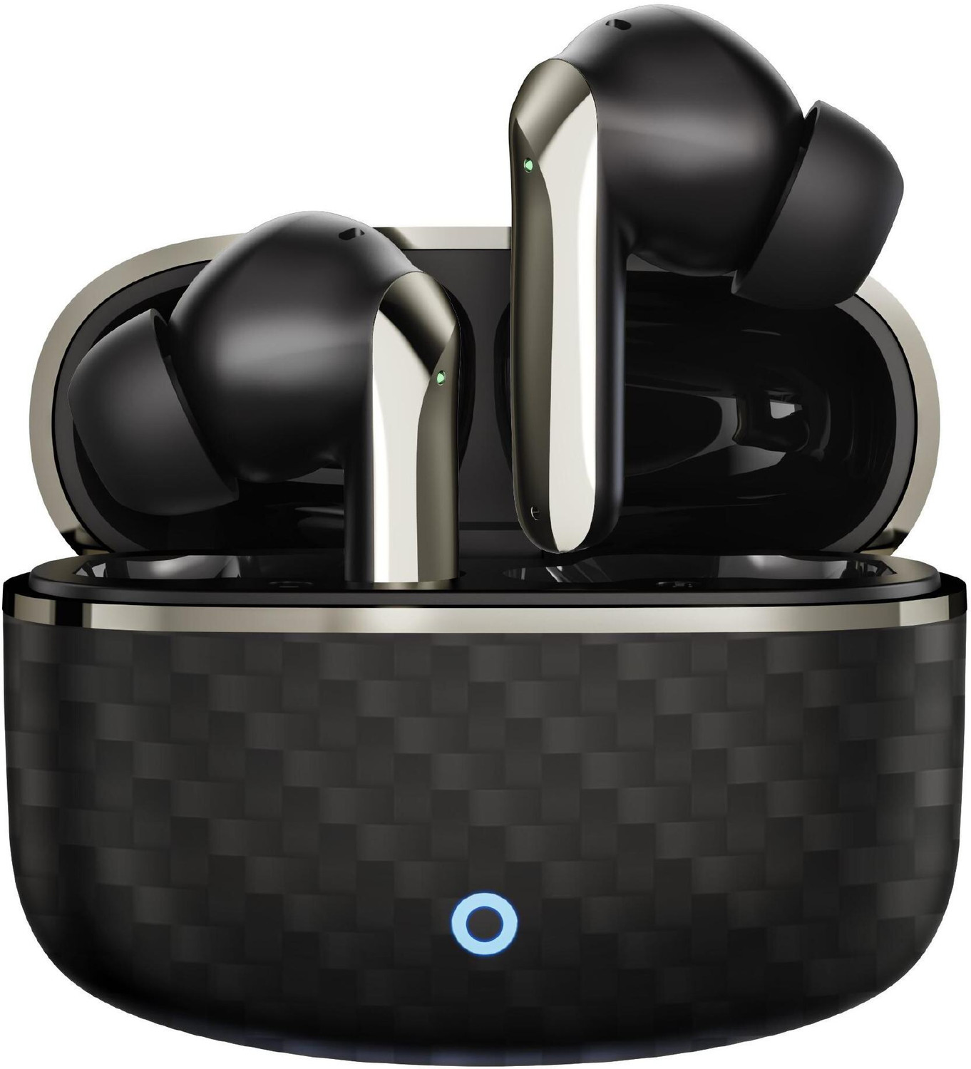 Image of Lynacz Original Buds 2R Wireless Earbuds (Black) | Deep Bass, ENC Mic Bluetooth Headset (38H Playtime, Type-C Fast Charging-(AS-559), In the Ear)