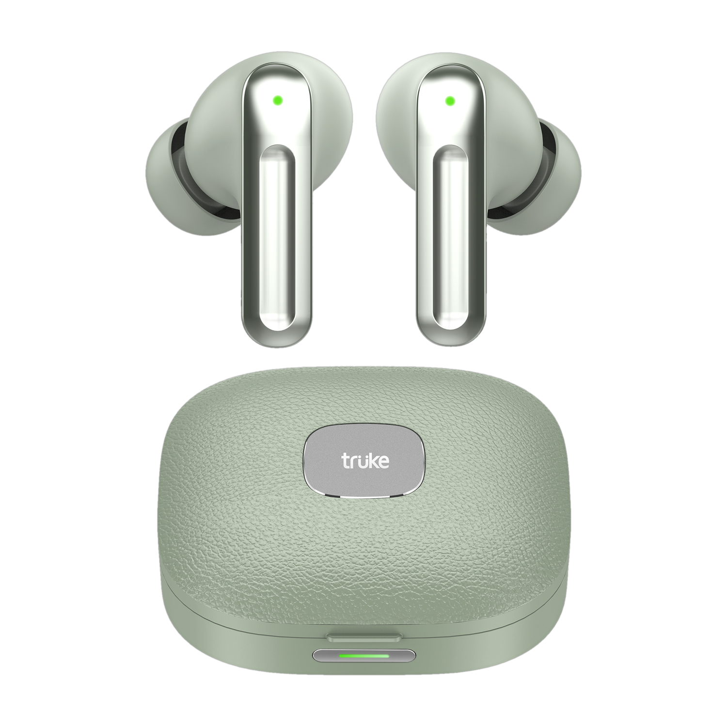 Image of Fire-Boltt Aero Lite TWS Earbuds, Custom EQ Profiles, 50H Battery, Quad Mic ENC, BT 5.4 Bluetooth Headset (Sage, True Wireless)