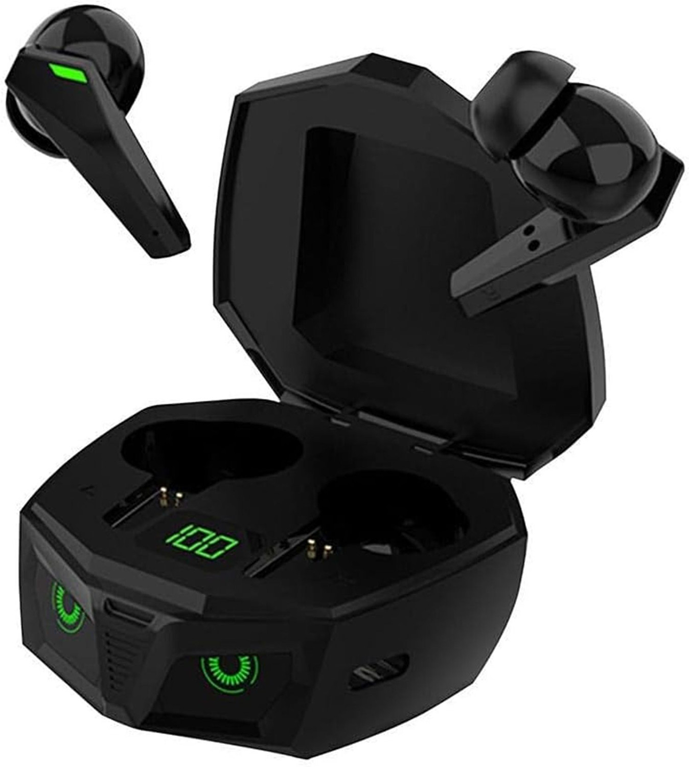 Image of Life Like Sports Gaming TWS Earbuds Earphones With Mic Bluetooth Headset (Black, True Wireless)
