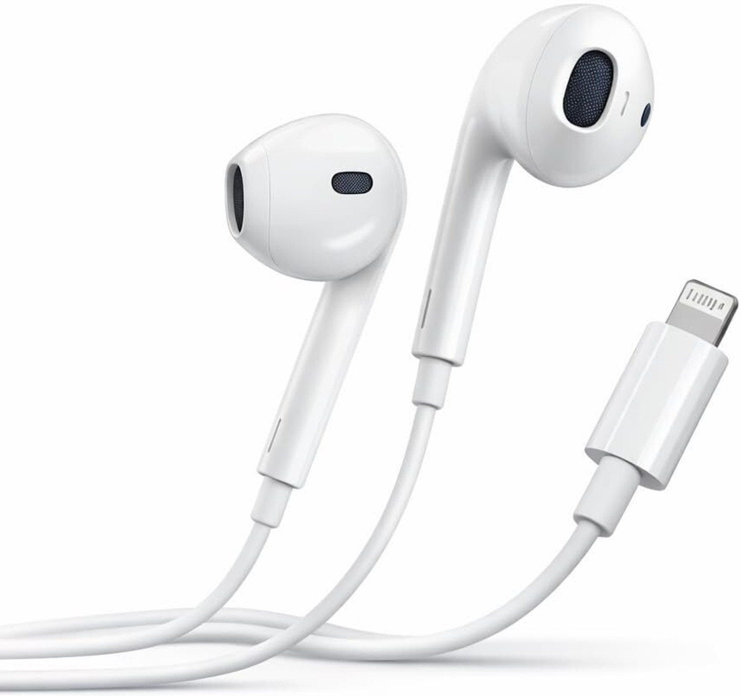Image of twance wired earphone with Type C connector and 1.2 Meter length Wired Headset (White, In the Ear)