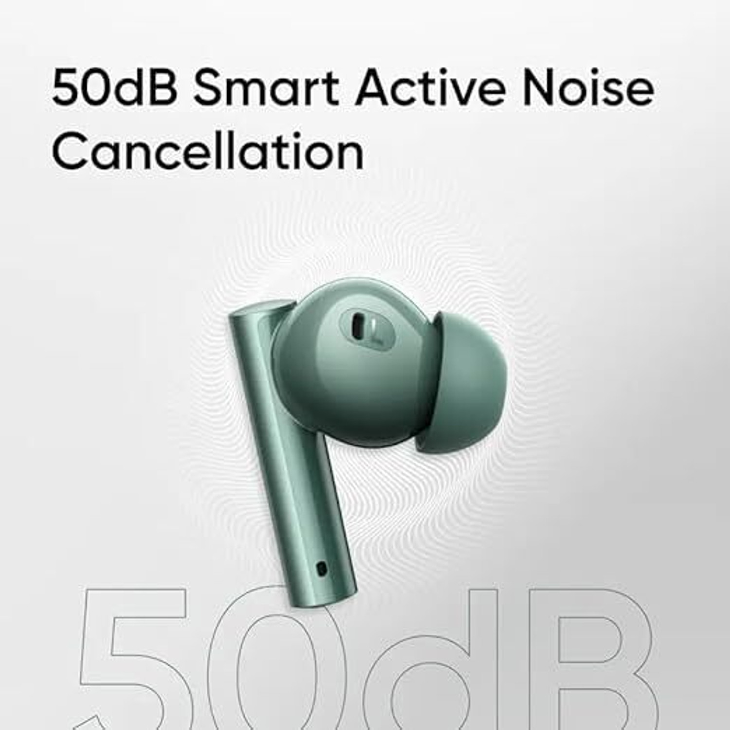 Image of GHEREL Compatible For Realme Buds Air 6 True Wireless Earbuds Cancellation Bluetooth Headset (Smooth Bluetooth Connectivity Protection (Green, True Wireless)