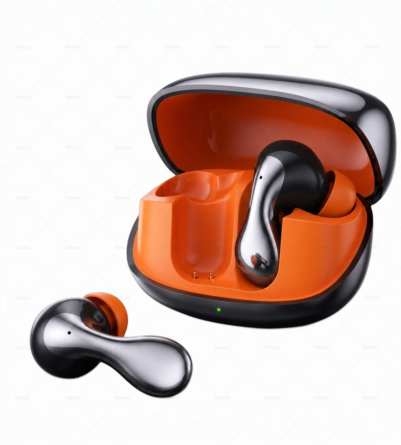 Image of ULTRADART Wireless Neckband with 48H Battery, Magnetic Auto On /Off & Type-C Fast Charging Bluetooth Headset (Black, In the Ear)