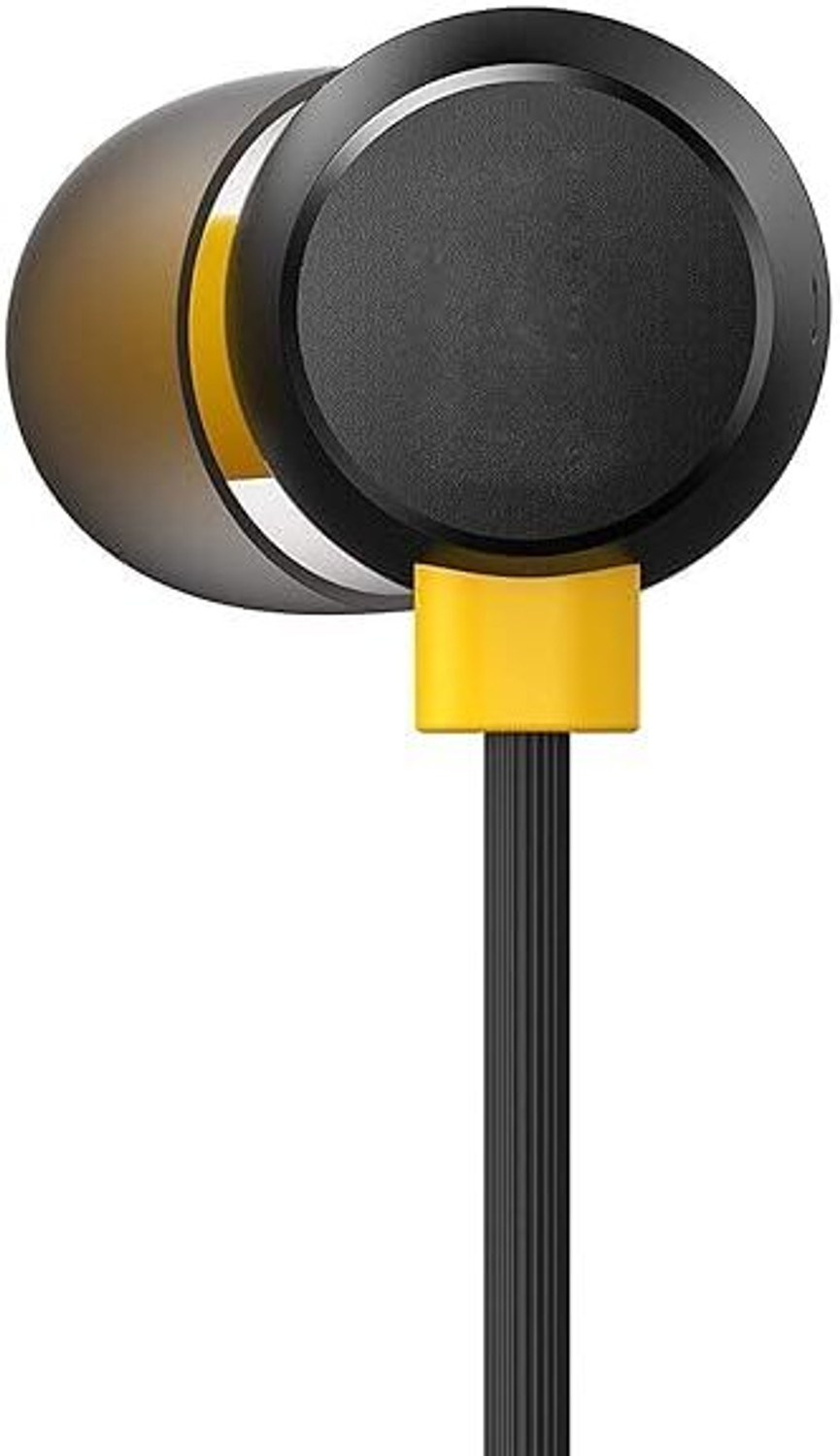 Image of Lynacz Original 3.5mm Audio Jack, Compatible for Realme & Deep Bass Wired Headset (Black, In the Ear)
