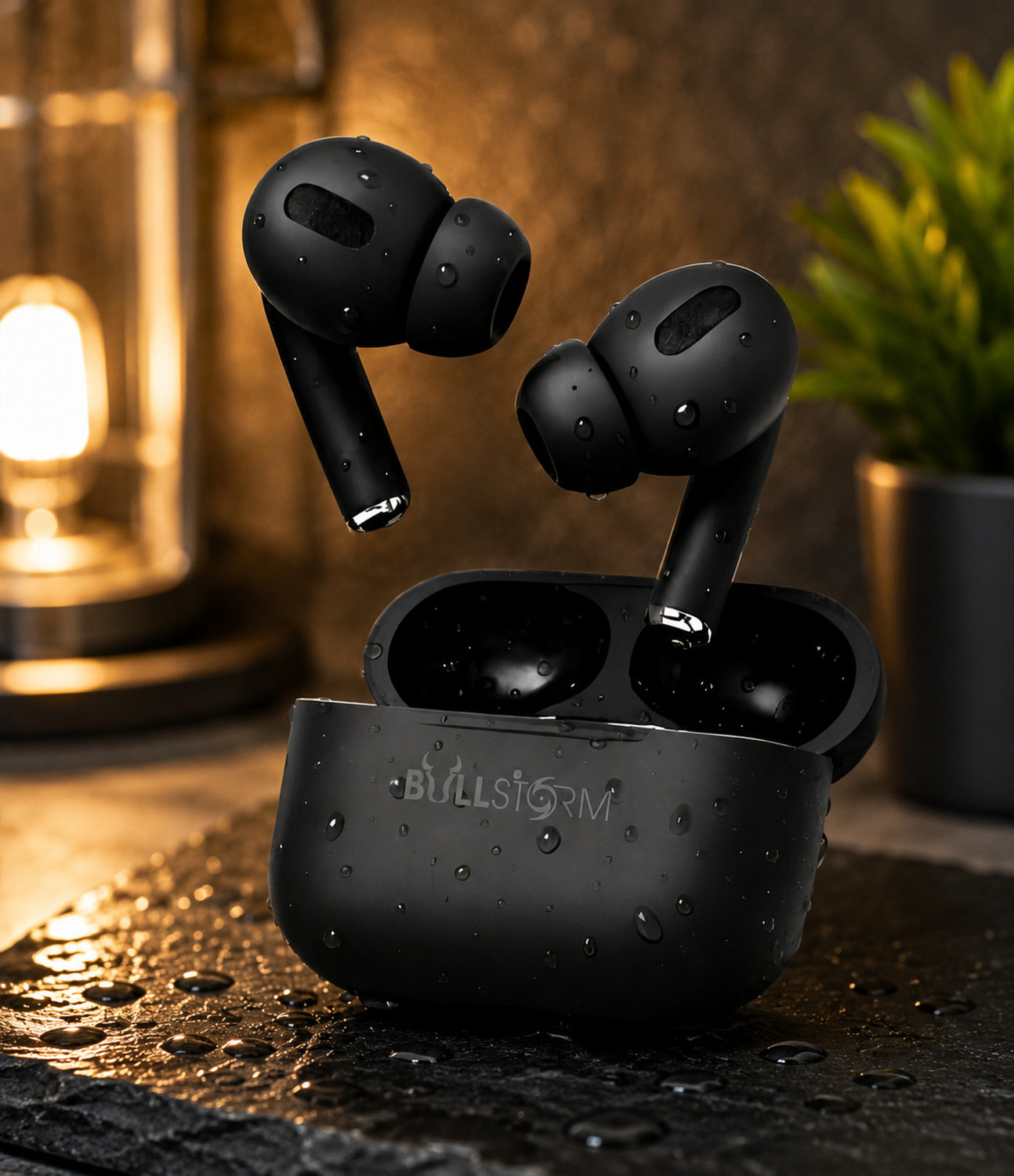 Image of BULLSTORM Soniqx 469 Earbuds with 10mm Driver BT 5.3 | 24Hrs Playtime Type-C Powerful Bass Bluetooth Headset (Blue, True Wireless)