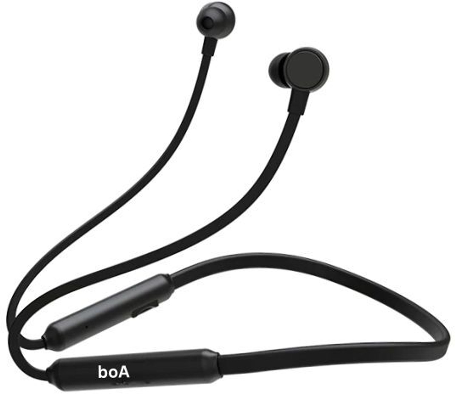 Image of Palnek 8oAt Advanced Bluetooth Neckband 40 Hrs - Wireless Tech, Enhanced Bass QC Bluetooth Headset (Black, In the Ear)