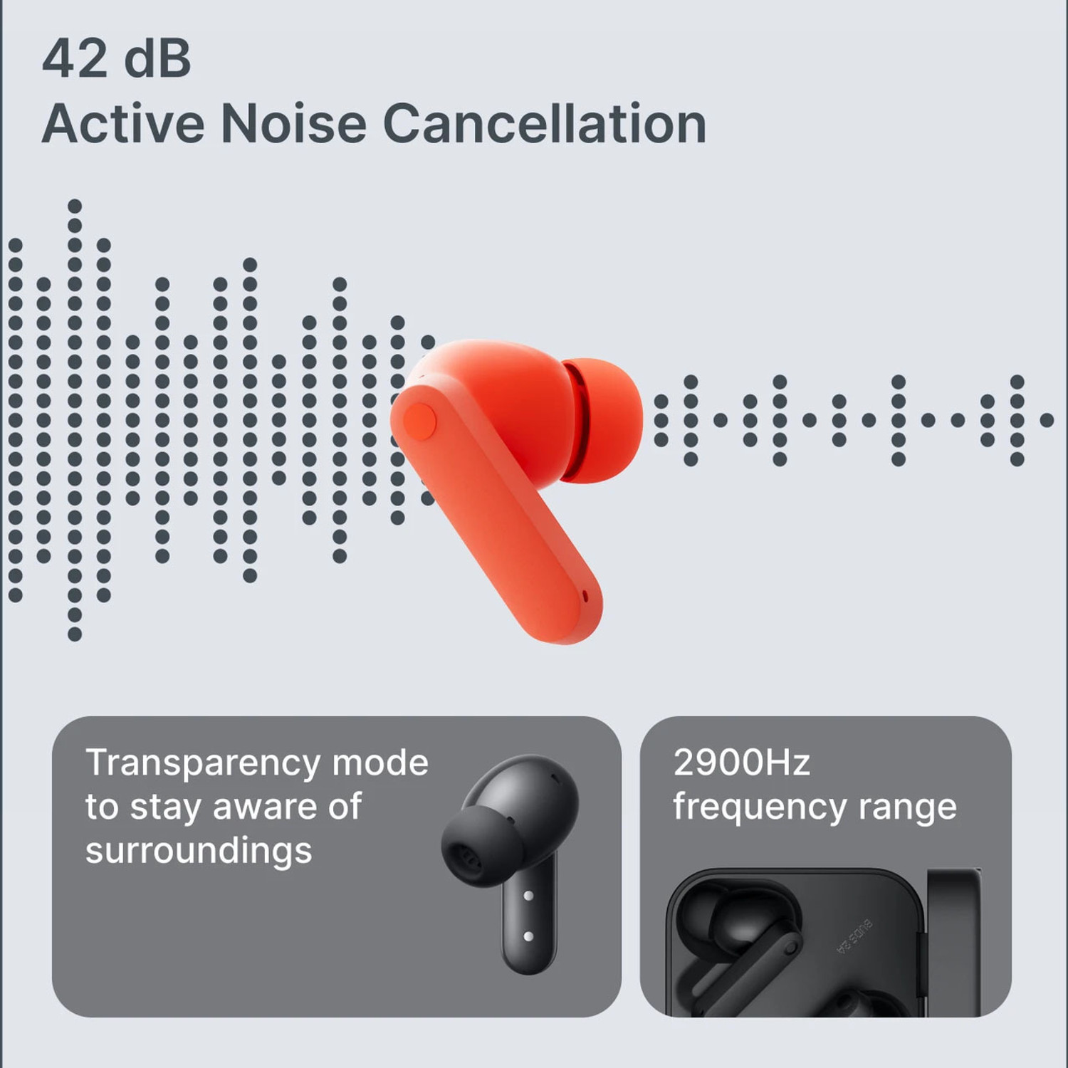 Image of TRIGGR Buds 2A TWS 40H Playtime BT 5.3 ENC Mic AJC Bluetooth Headset (Black, True Wireless)