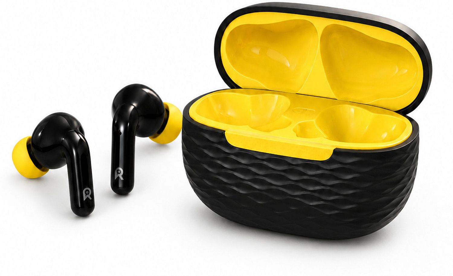Image of RD AURON WS-265 True Wireless Earbuds with 48 Hours Playtime Bluetooth Headset (Black, True Wireless)