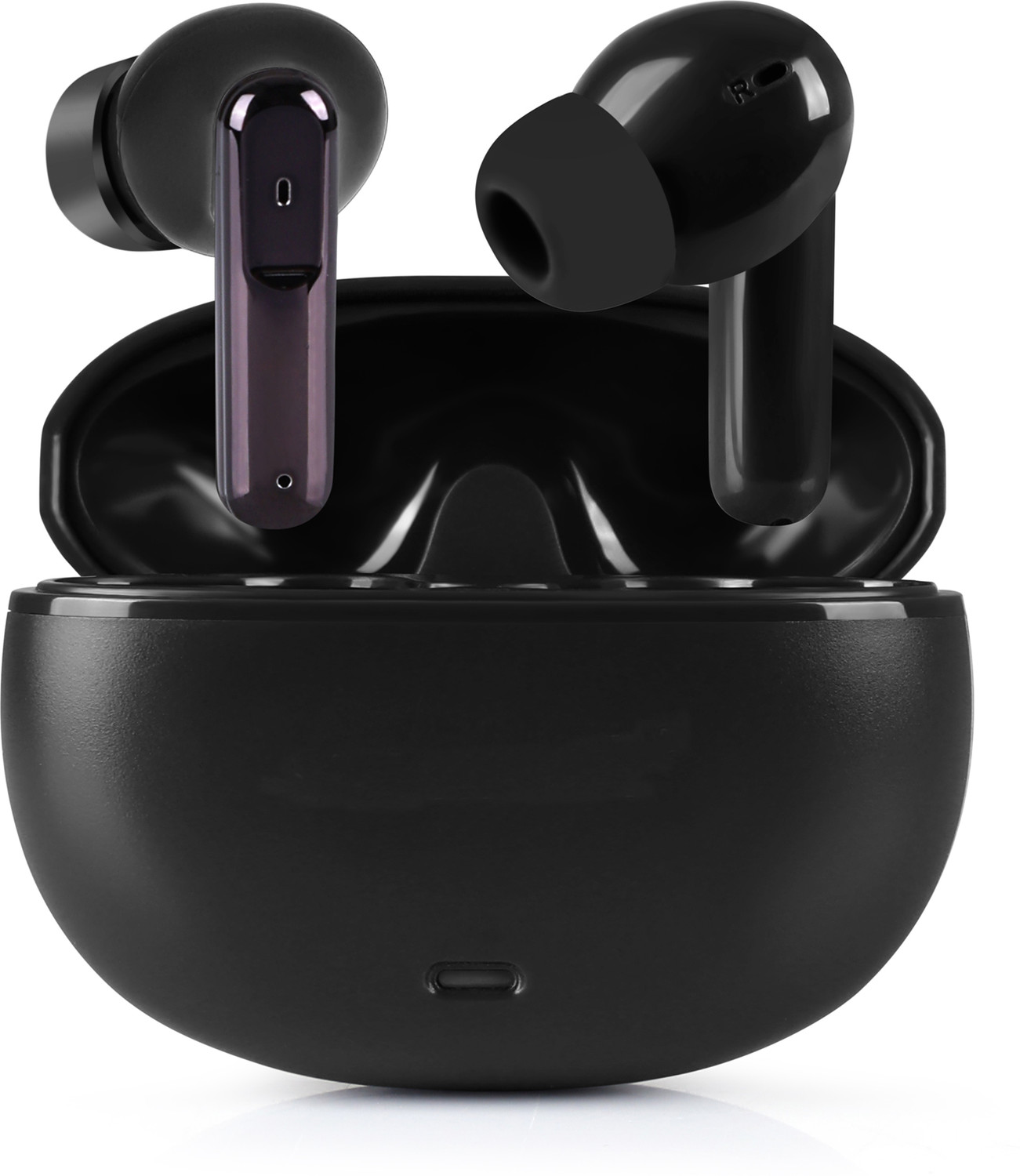 Image of THANVIKA TECH BUDS 111v2 TWS Bluetooth Headset (Black, True Wireless)