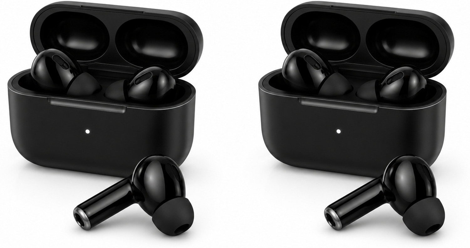 Image of BERTH X20 Earbuds with 40ms Low Latency, Bluetooth 5.4, 40H Playtime, 13 mm Driver Bluetooth Headset (Black, Orange, True Wireless)