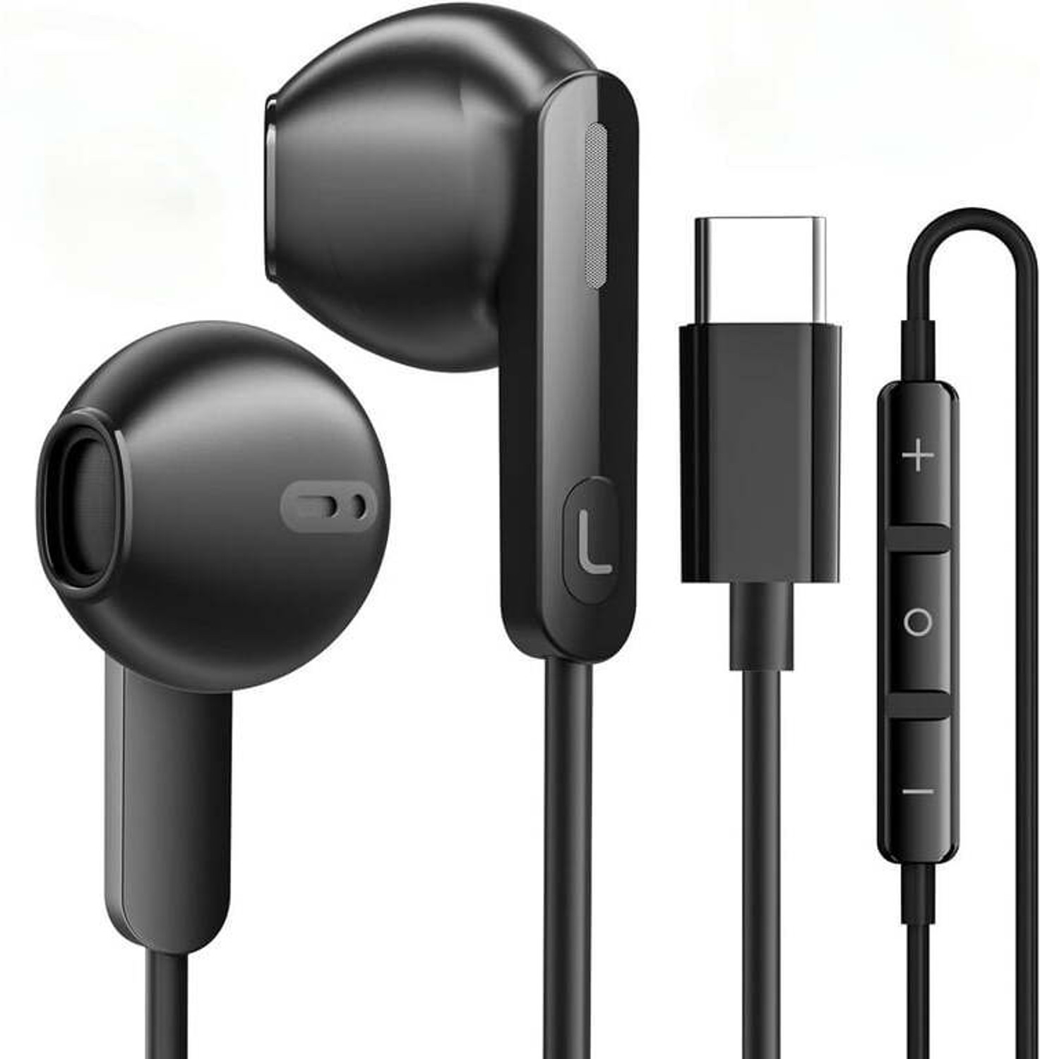 Image of EDENIC USB TYPE C METAL EARPHONE Wired Headset (GRAY, In the Ear)