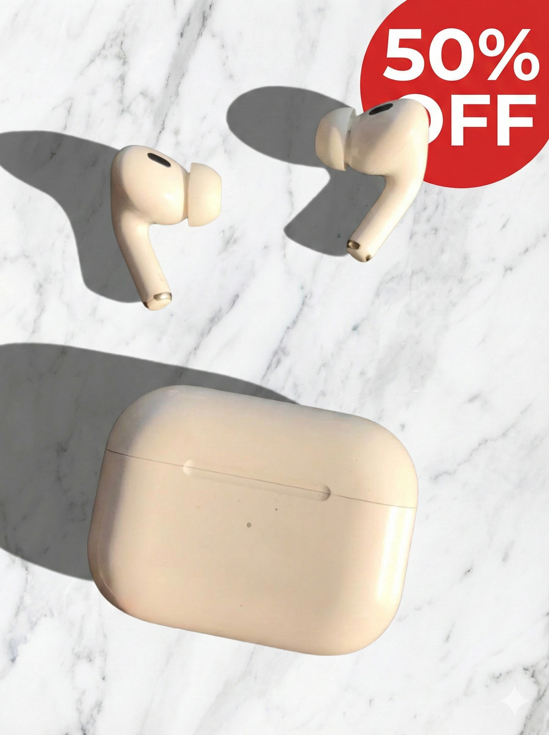 Image of deagon display earbuds Bluetooth Headset (White, True Wireless)