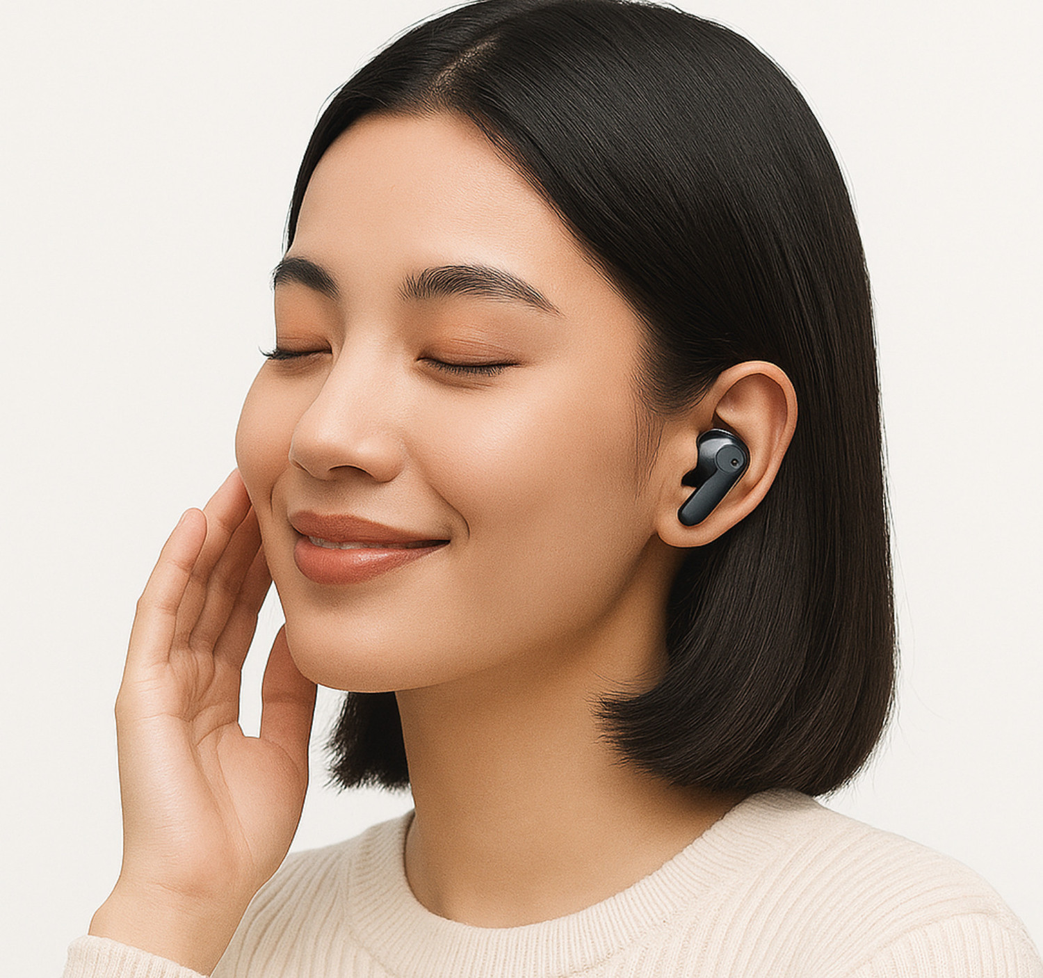 Image of Lynacz Earbuds For Oneplus Nord Buds 3 Bluetooth Headset (Black, True Wireless)
