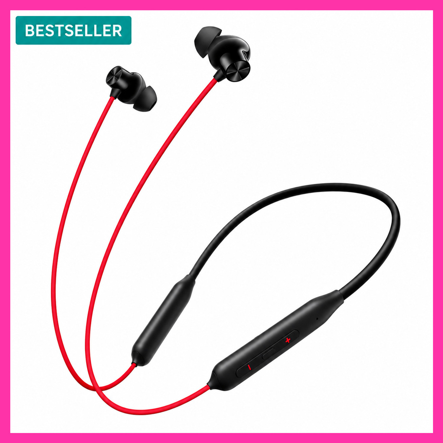 Image of Mobiwaves By On Plus Bullet Z2 Original Lowest Price Offer Bluetooth Headset (Black, Red, In the Ear)