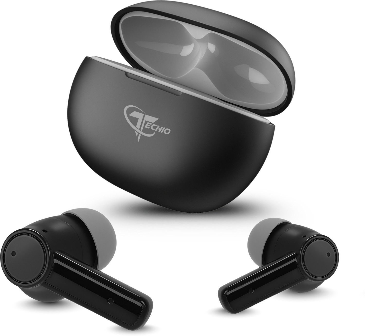 Image of TECHIO A12 Bluetooth Headset (Brown, On the Ear)
