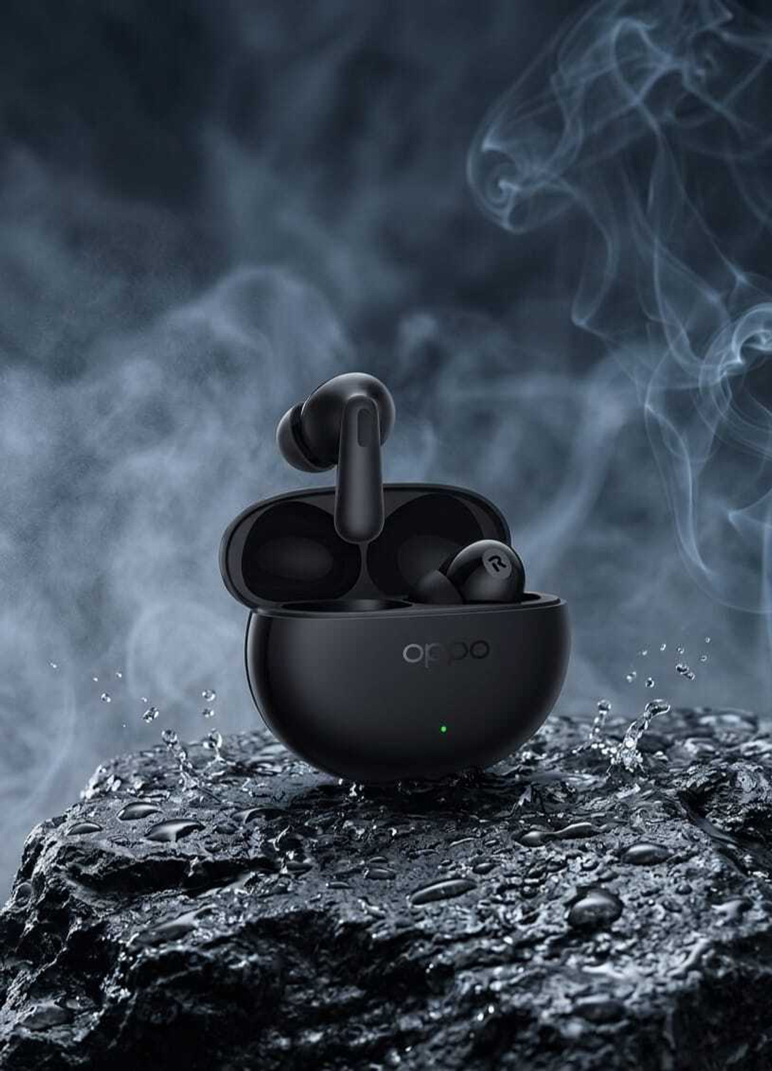 Image of OPPO Enco Buds3 Pro++ with ANC Bluetooth Headset (Midnight Black, True Wireless) Bluetooth Headset (Black, In the Ear)